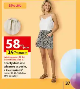 Auchan Szorty damskie To ta! oferta