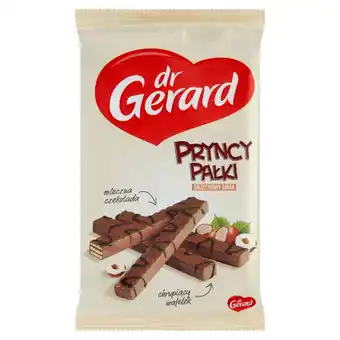 Prim Market dr Gerard PryncyPałki Wafelki z kremem o smaku orzechów laskowych w czekoladzie mlecznej 200 g oferta