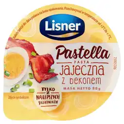 Delikatesy Centrum Lisner Pastella Pasta jajeczna z bekonem 80 g oferta
