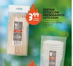 Stokrotka Zestaw sztućców drewnianych Let's Cook oferta