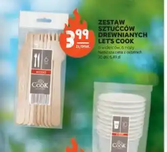 Stokrotka Zestaw sztućców drewnianych Let's Cook oferta