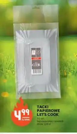 Stokrotka Tacki papierowe Lets Cook oferta