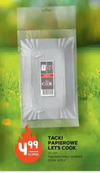 Stokrotka Tacki papierowe Lets Cook oferta