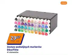 Action Zestaw podwójnych markerów DécoTime oferta