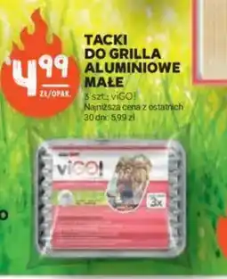 Stokrotka Tacki do grilla aluminiowe małe ViGO! oferta