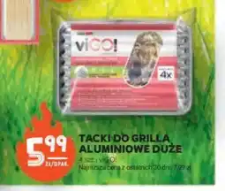 Stokrotka Tacki do grilla aluminiowe duże Vico! oferta