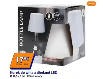 Action Korek do wina z diodami LED oferta