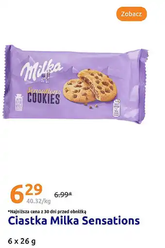 Action Ciastka Milka Sensations oferta