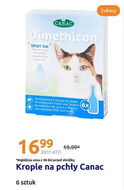 Action Krople na pchty Canac oferta