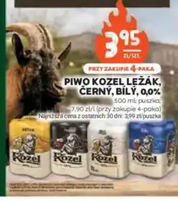 Stokrotka Piwo Kozel Leżak, Czerny, Bily, 0,0% oferta