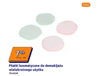 Action Płatki kosmetyczne do demakijażu wielokrotnego użytku oferta