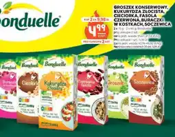 Stokrotka Groszek konserwowy, kukurydza złocista, cieciorka, fasola czerwona, buraczki w kostkach, soczewica Bonduelle oferta