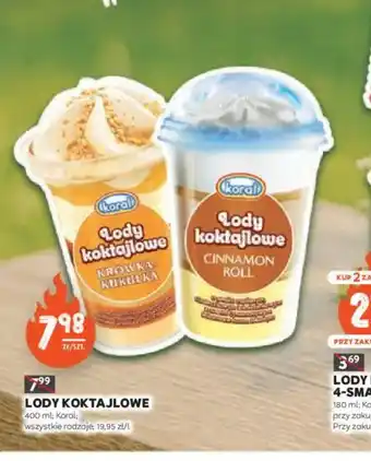 Stokrotka Lody koktajlowe Koral oferta