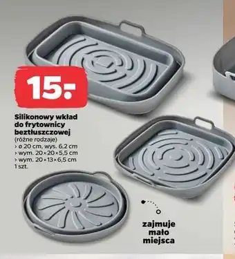 Netto Wkład do frytkownicy silikonowy 20 x 13 6.5 cm oferta