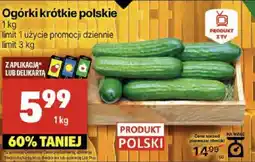 Delikatesy Centrum Ogórki krótkie polskie 1kg Delikatesy Centrum oferta