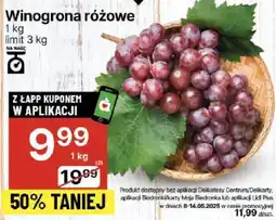 Delikatesy Centrum Winogrona różowe 1 kg Delikatesy Centrum oferta