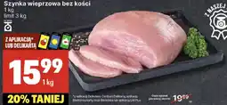 Delikatesy Centrum Szynka wieprzowa bez kości 1 kg Delikatesy Centrum oferta