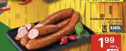 Delikatesy Centrum Kiełbasa zwyczajna 100g Karol oferta