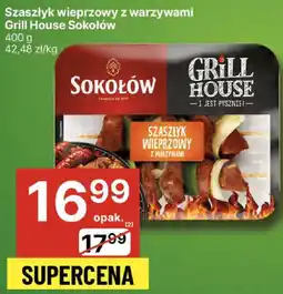 Delikatesy Centrum Szaszłyk wieprzowy z warzywami Grill House Sokołów 400g oferta