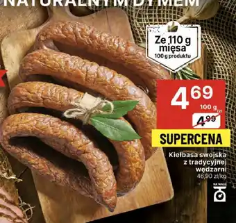 Delikatesy Centrum Kiełbasa swojska z tradycyjnej wędzarni 100g Delikatesy Centrum oferta