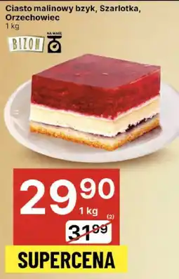 Delikatesy Centrum Ciasto malinowy bzyk, szarlotka, orzechowiec 1kg Bizon oferta