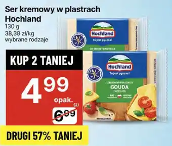 Delikatesy Centrum Ser kremowy w plastrach Hochland 130g oferta