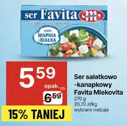 Delikatesy Centrum Ser sałatkowo-kanapkowy Favita Mlekovita 270g oferta