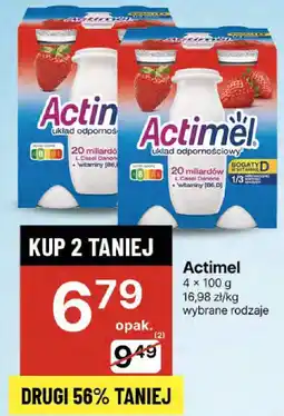 Delikatesy Centrum Actimel 4x100g Danone oferta