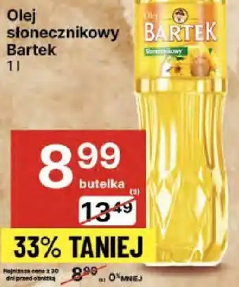 Delikatesy Centrum Olej słonecznikowy Bartek oferta