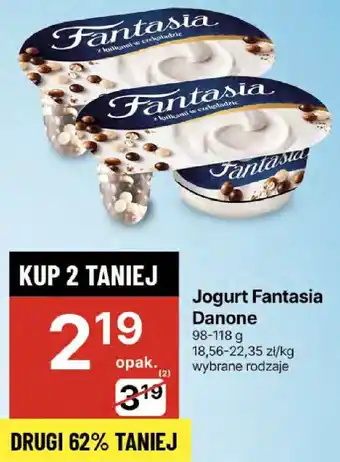 Delikatesy Centrum Jogurt Fantasia Danone 98-118g oferta