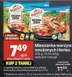 Delikatesy Centrum Mieszanka warzyw mrożonych Hortex oferta