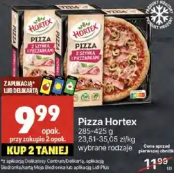 Delikatesy Centrum Pizza Hortex różne rodzaje oferta