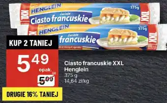 Delikatesy Centrum Ciasto francuskie XXL Henglein oferta