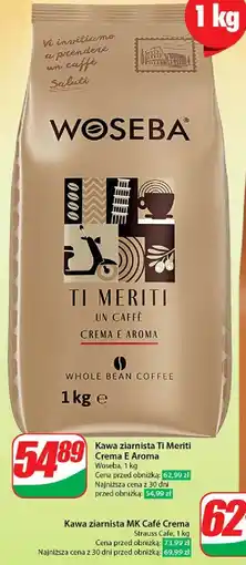 Dino Kawa Woseba ti meriti crema e aroma oferta