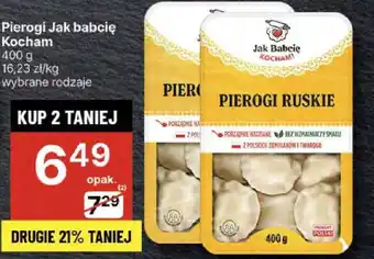 Delikatesy Centrum Pierogi Jak babcię Kocham oferta