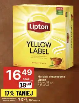 Delikatesy Centrum Herbata ekspresowa Lipton oferta