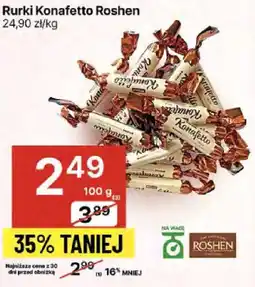 Delikatesy Centrum Cukierki Rurki Konafetto Roshen oferta