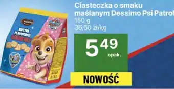 Delikatesy Centrum Ciasteczka o smaku maślanym Dessimo Psi Patrol oferta