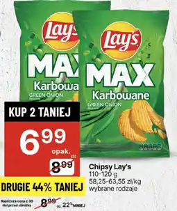 Delikatesy Centrum Chipsy Lay's Max Karbowane oferta