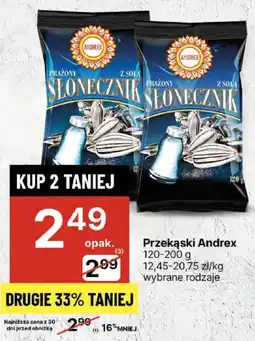 Delikatesy Centrum Przekąski Andrex Słonecznik oferta