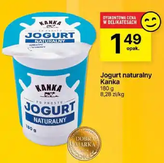 Delikatesy Centrum Jogurt naturalny Kanka 180g oferta