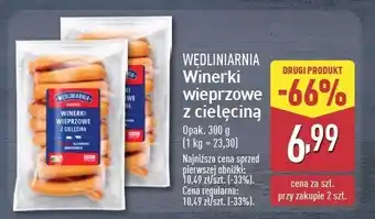 ALDI Winerki wieprzowe z cielęciną Wędliniarnia oferta
