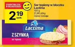 Delikatesy Centrum Ser topiony w bloku Lactima z szynką 100g oferta