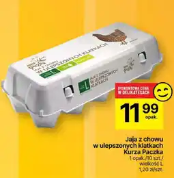 Delikatesy Centrum Jajka z chowu w ulepszonych klatkach Kurza Paczka 10 szt oferta