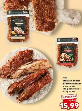 Kaufland Bekon z fileta z kaczki w marynacie Ami oferta