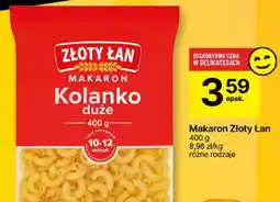 Delikatesy Centrum Makaron kolanko Złoty Łan 400g oferta