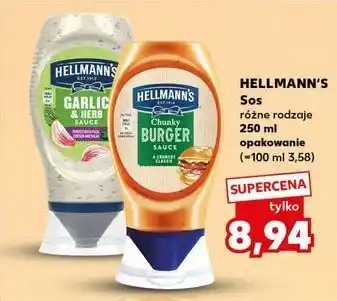 Kaufland Sos chunky burger Hellmann's oferta