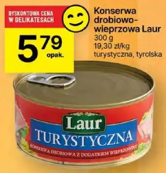 Delikatesy Centrum Konserwa drobiowo-wieprzowa Laur 300g oferta