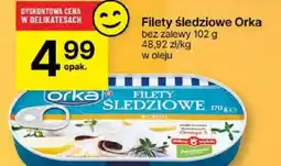 Delikatesy Centrum Filety śledziowe Orka 102g oferta