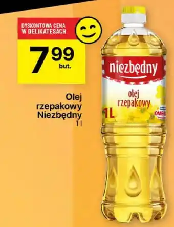 Delikatesy Centrum Olej rzepakowy Niezbędny 1l oferta
